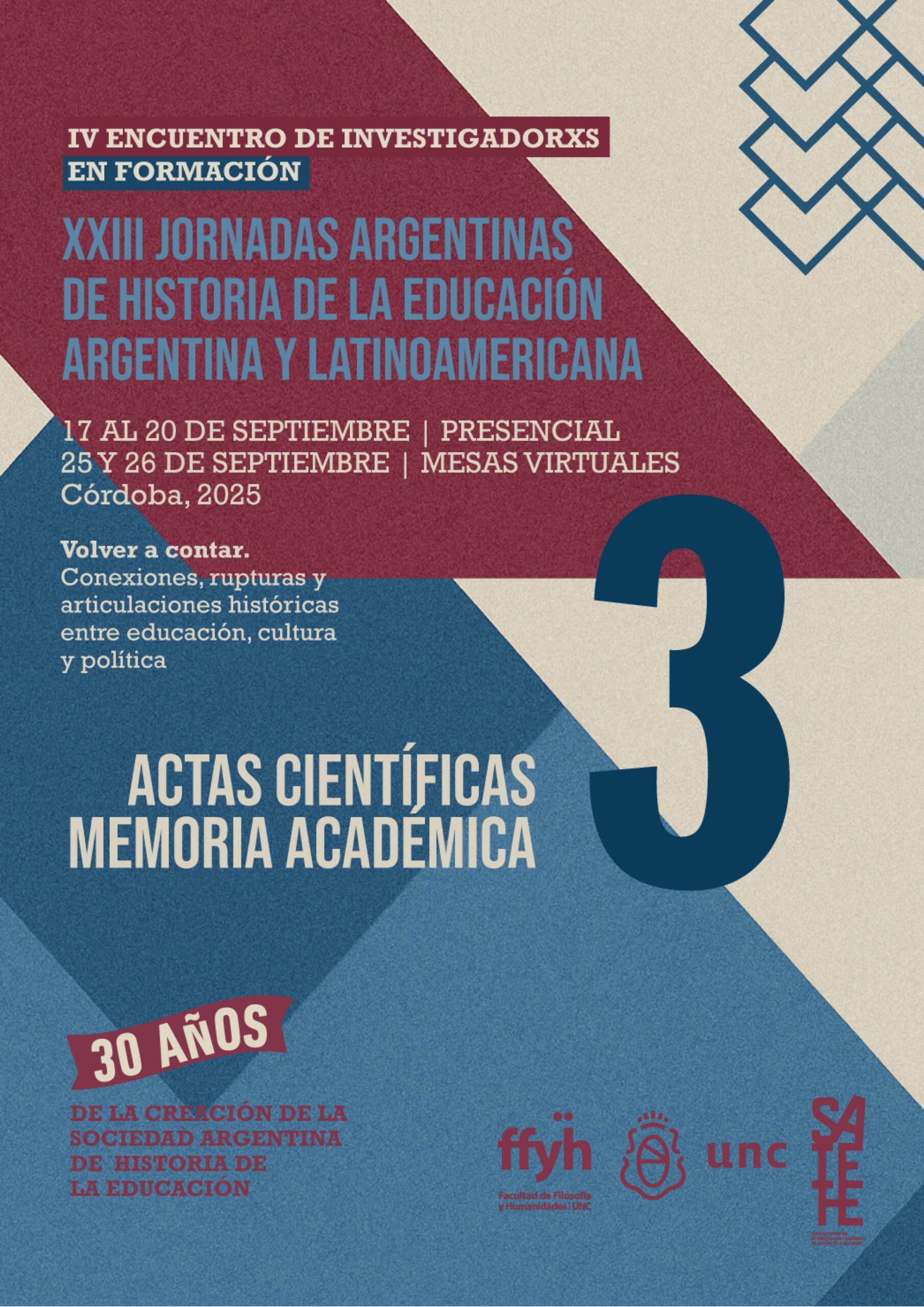 Actas científicas. Memoria académica. Tomo III